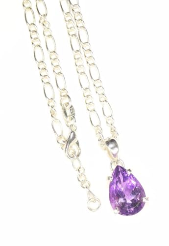 Amethyst Anhänger - Dame Schmuck - Halskette aus Echtem Amethyst stein - Lapislazuli - Edelstein - Natürstein von LapeaceLazuli