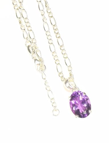 Amethyst Anhänger - Dame Schmuck - Halskette aus echtem Amethys stein - Lapislazuli - Edelstein - Natürstein von LapeaceLazuli