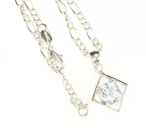 Aquamarin Anhänger - Damen Schmuck - Halskette aus Echtem Aquamarin Stein - edelstein - lapislazuli - Natürstein von LapeaceLazuli