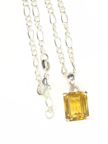 Citrin Anhänger - Damen Schmuck - Halskette aus Echtem Citrin Stein - edelstein - lapislazuli - Natürstein von LapeaceLazuli
