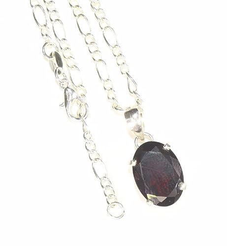 Granat Anhänger - Schmuck - Halskette aus Echtem Granat Stein - edelstein - lapislazuli - Natürstein von LapeaceLazuli