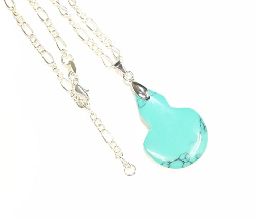 Türkis Schmuck Anhänger - schmuck Halskette - Howlith Anhänger - Edelstein - Lapislazuli - aus Hochwertigen Howlith, Grüne Howlith stein Türkis Schmuck Anhänger - schmuck Halskette - Howlith Anhänger - Edelstein - Lapislazuli - aus Hochwertigen Howlith, Grüne Howlith stein von LapeaceLazuli