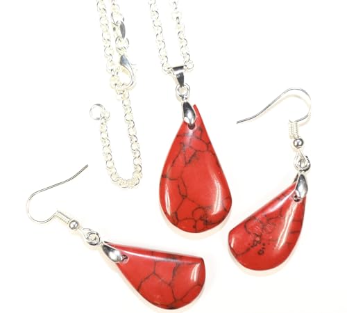 LapeaceLazuli Schmuck-Set Anhänger mit Ohrringe LapeaceLazuli Schmuck-Set Anhänger mit Ohrringe von LapeaceLazuli