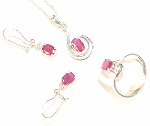 LapeaceLazuli Schmuck-Set mit Rubin von LapeaceLazuli