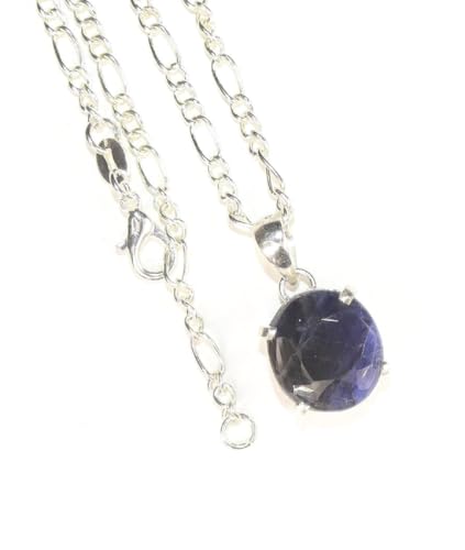 Saphir Anhänger - Schmuck - Halskette aus Echtem Saphir Stein - edelstein - lapislazuli - Natürstein von LapeaceLazuli