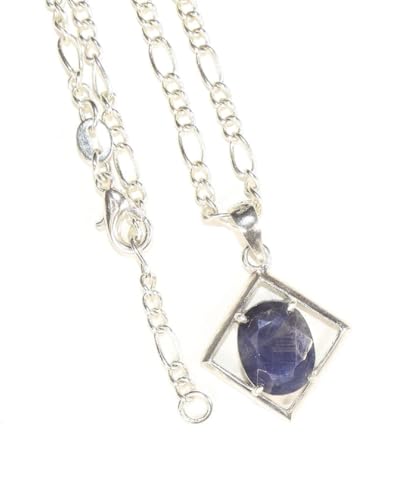 Saphir Anhänger - Schmuck - Halskette aus Echtem Saphir Stein - edelstein - lapislazuli - Natürstein von LapeaceLazuli