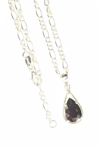 granat Anhänger - Damen Schmuck - Halskette aus Echtem granat Stein - edelstein - lapislazuli - Natürstein von LapeaceLazuli
