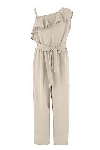 8817 Overall für Mädchen, lang, lässig, beige, 6 Jahre von Laphilo