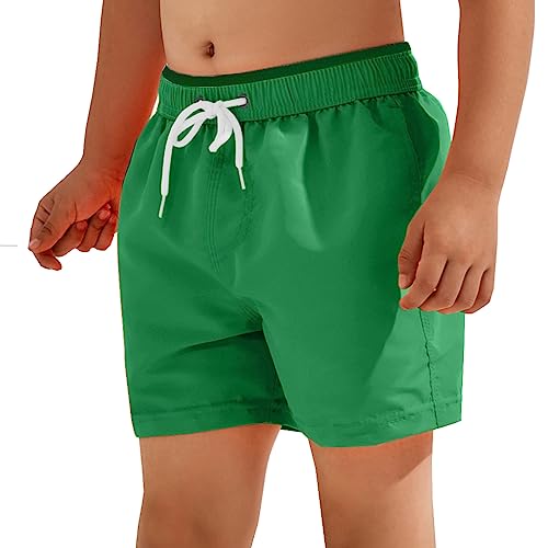 Badeshorts für Kinder, Jungen, Bermudashorts, Sommer, Shorts (Code 1200), 18702 Grün, 10-12 Jahre von Laphilo