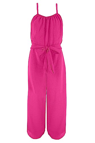 Langer Overall für Mädchen, ärmellos, 8809, fuchsia, 10 Jahre von Laphilo