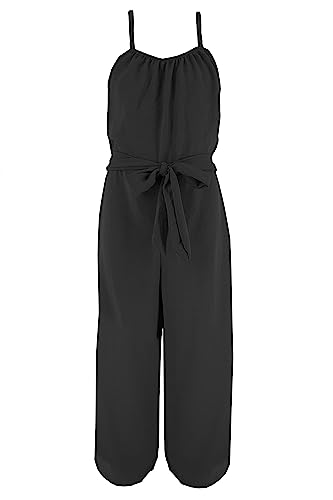 Langer ärmelloser Latzhose für Mädchen (Code 8809), Schwarz, 12 Jahre von Laphilo