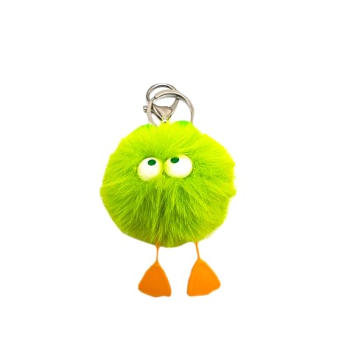 Laphontab Schlüsselanhänger Plüsch, Niedlicher Ente Anhänger für Auto, Rucksack, Handtasche. Tolle Geschenke für Frau, Kollege, Damen und Freunde. (Grün) von Laphontab