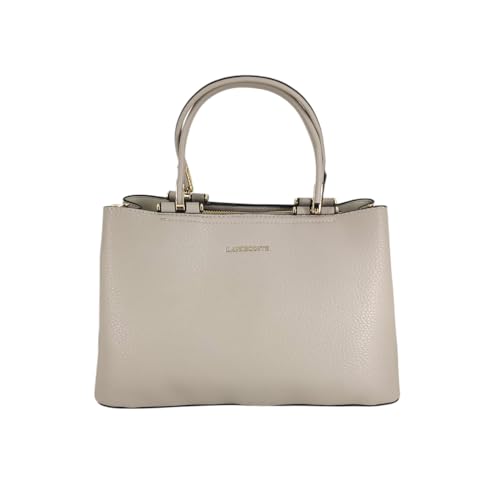 Laphrodite Damenhandtasche in 2 Größen Lederoptik Umhängetasche Handtasche Damen Grifftasche Schultertasche Elegant (Taupe) von Laphrodite