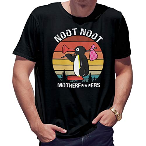 Noot Noot Retro Motherf Herren schwarz T-Shirt Size S von DIYHMH