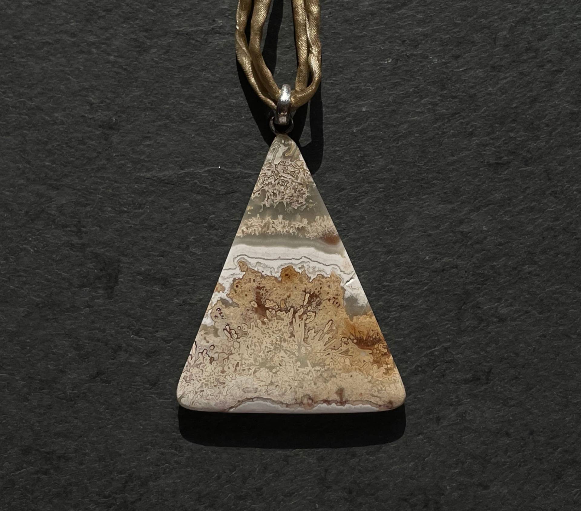 Crazy Lace Achat-Anhänger Aus Der Sierra St.lucia, Nordmexiko | Handgeschliffen, Unikat Naturstein-Schmuck Mit 925Er Silber Crazy Lace Achat-Anhänger Aus Der Sierra St.lucia, Nordmexiko | Handgeschliffen, Unikat Naturstein-Schmuck Mit 925Er Silber von LapidariumWierer
