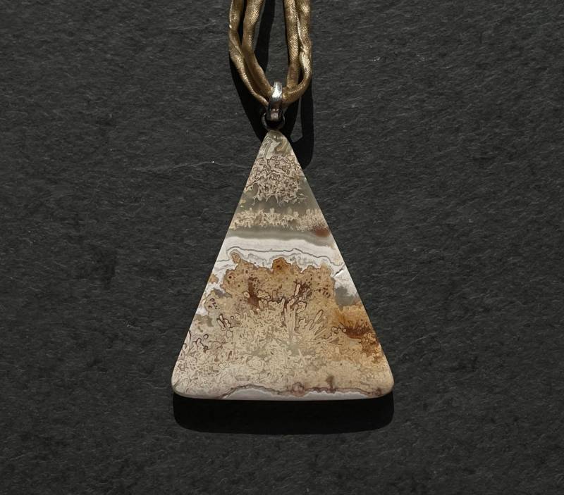 Crazy Lace Achat-Anhänger Aus Der Sierra St.lucia, Nordmexiko | Handgeschliffen, Unikat Naturstein-Schmuck Mit 925Er Silber Crazy Lace Achat-Anhänger Aus Der Sierra St.lucia, Nordmexiko | Handgeschliffen, Unikat Naturstein-Schmuck Mit 925Er Silber von LapidariumWierer