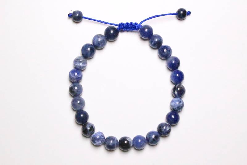 Shamballa Sodalith Armband 6/8/10 Mm Verstellbar, Gemischtes von Lapierreauchoix