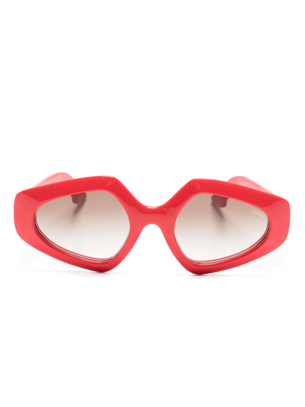 Lapima Sonnenbrille mit Oversized-Gestell - Rot von Lapima