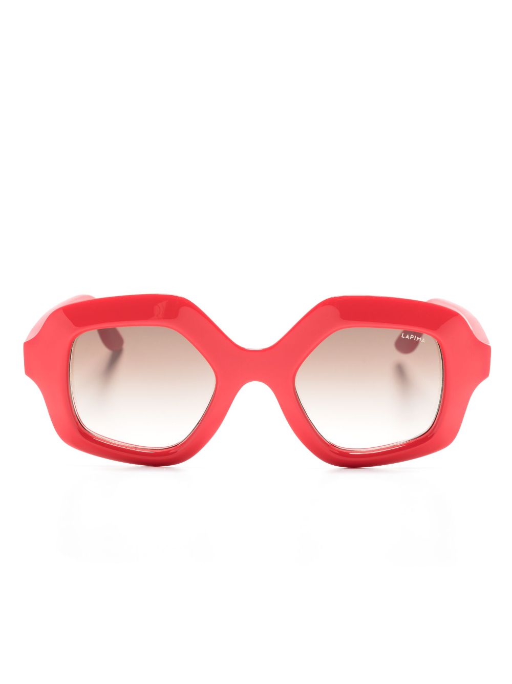 Lapima Sonnenbrille mit Oversized-Gestell - Rot von Lapima