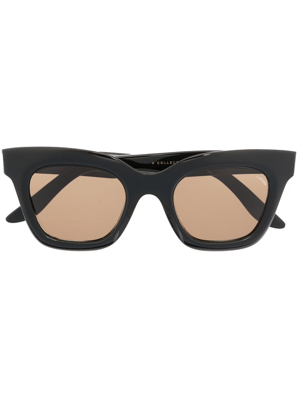 Lapima Eckige Lisa Sonnenbrille - Schwarz von Lapima