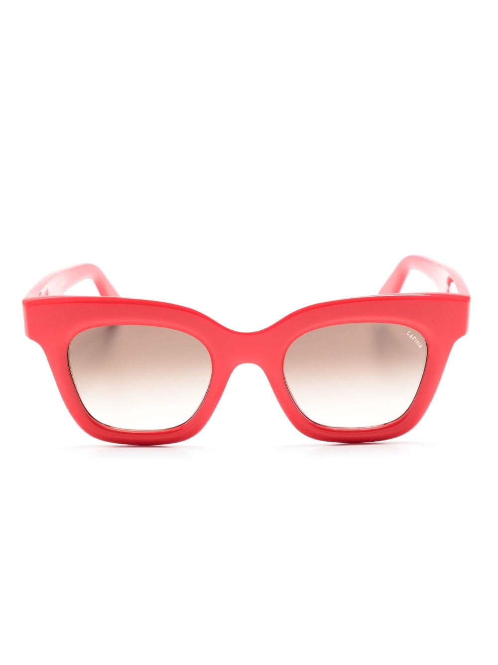 Lapima Eckige Lisa Sonnenbrille - Rot von Lapima