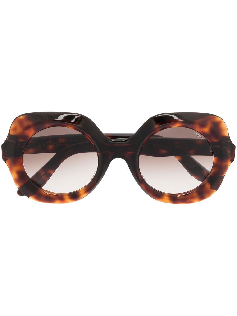 Lapima Paula Sonnenbrille mit Oversized-Gestell - Schwarz von Lapima