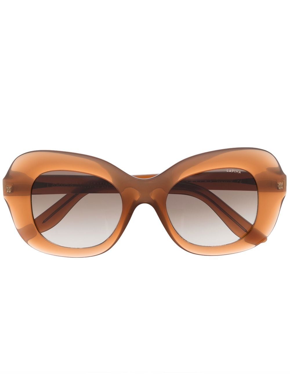 Lapima Sonnenbrille mit Oversized-Gestell - Braun von Lapima