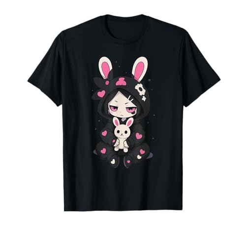 Hase Gothic Anime Japanisch Creepy E-Girl Manga Kawaii T-Shirt Hase Gothic Anime Japanisch Creepy E-Girl Manga Kawaii T-Shirt von Lapin Creepy Kawaii Anime Fille Gothique Japon
