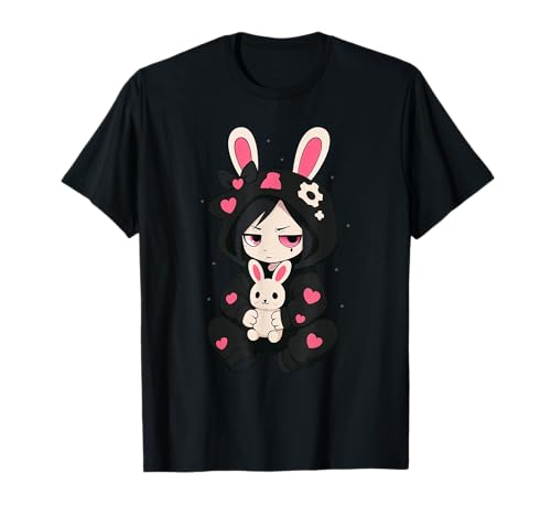 Hase Gothic Japanisch Creepy Anime E-Girl Manga Otaku T-Shirt Hase Gothic Japanisch Creepy Anime E-Girl Manga Otaku T-Shirt von Lapin Creepy Kawaii Anime Fille Gothique Japon