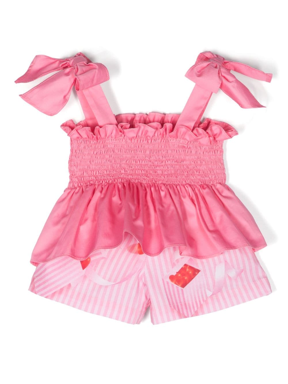 Lapin House Gestreiftes Short-Set - Rosa von Lapin House