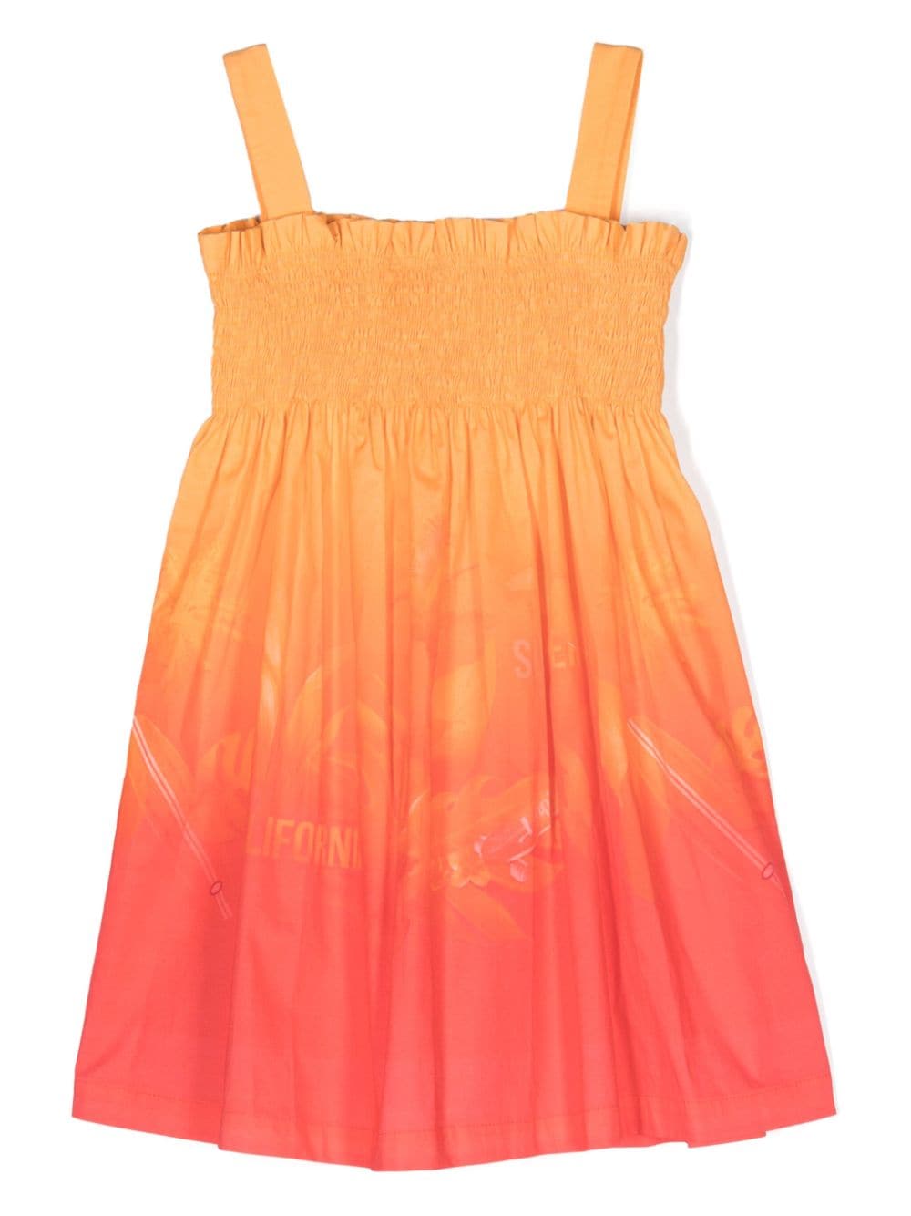 Lapin House Kleid mit Ombré-Effekt - Orange von Lapin House