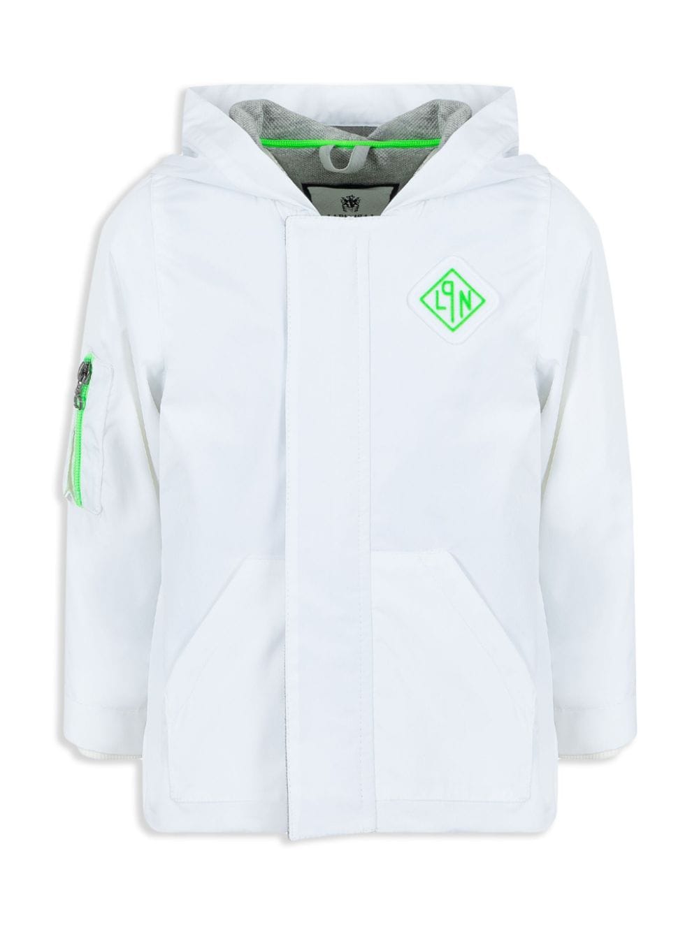 Lapin House Regenjacke mit Logo-Stickerei - Weiß von Lapin House