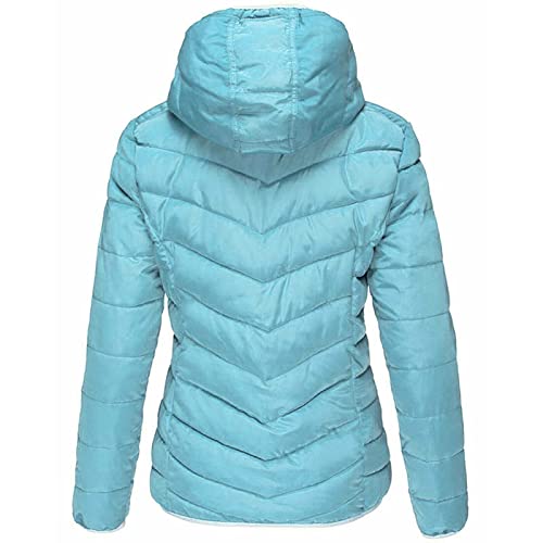 Lapirek Winterjacke Damen Kurz Daunen Mit Kapuze Elegant üBergangsjacke Jacke LäSsig Puffer Jacke Fendt Warm KurzgrößE GroßE GrößEn Baumwolljacke Damen ReißVerschluss Coat von Lapirek