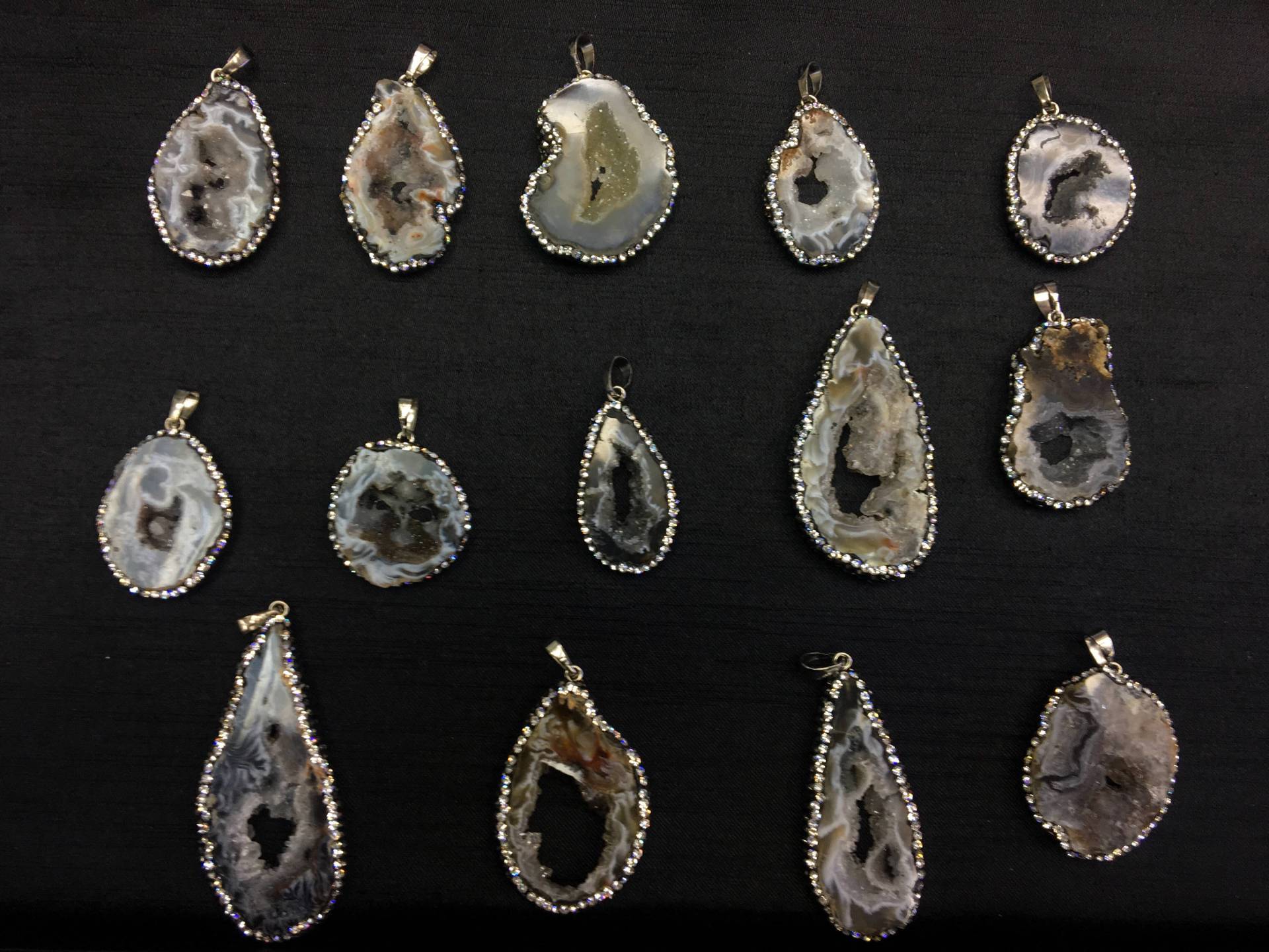 Druzy Achat Anhänger Natürlicher Anhänger von LapisBkk