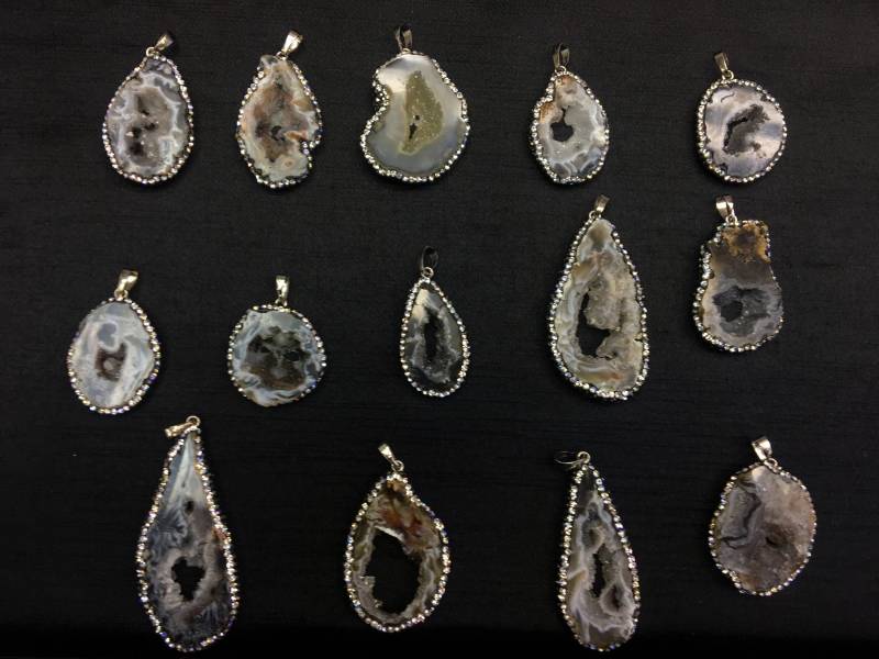 Druzy Achat Anhänger Natürlicher Anhänger von LapisBkk