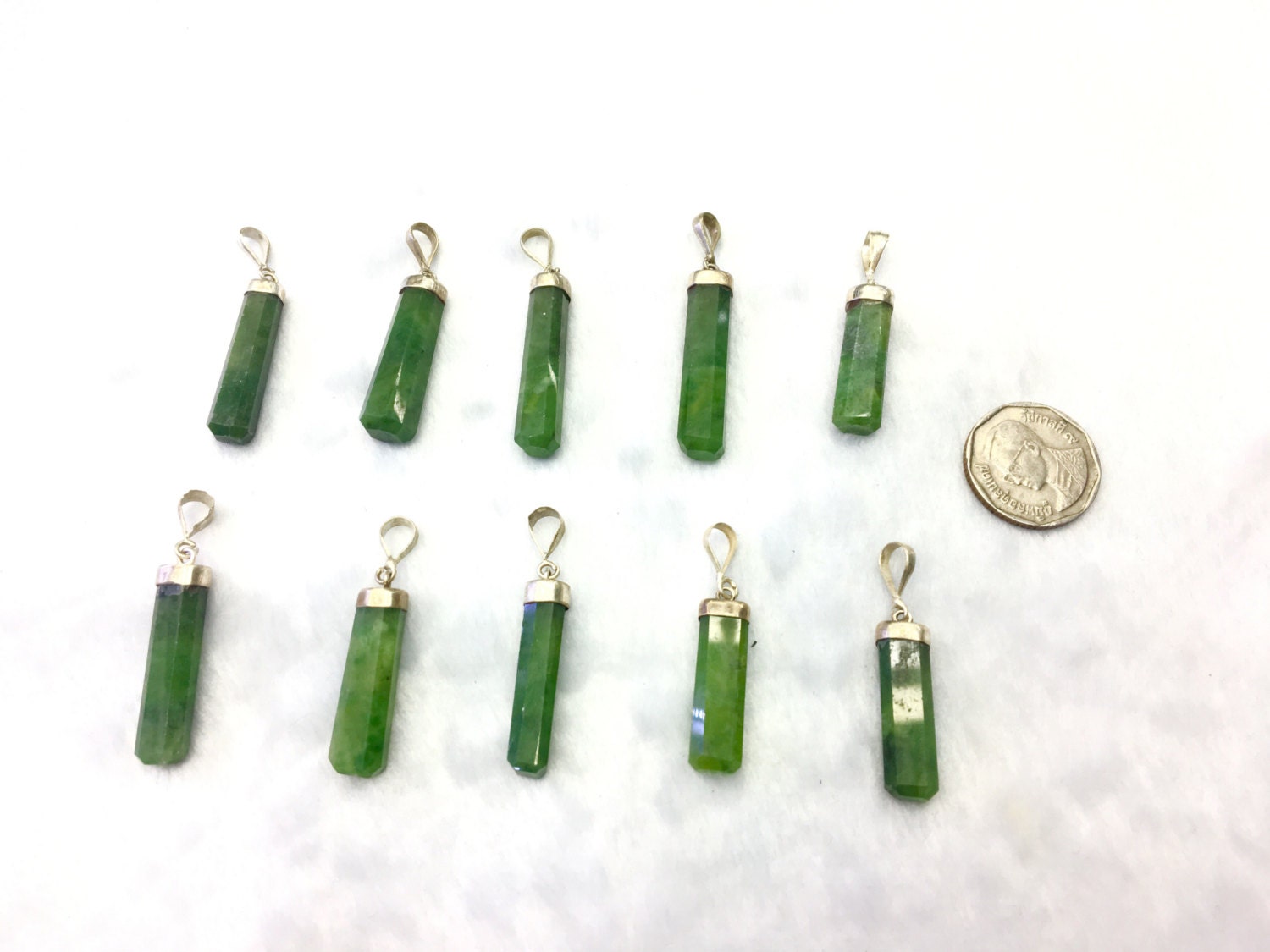 Natürliche Nephrit Jade Anhänger Grüne Aaa Qualität Schmuck Hochwertiger von LapisBkk