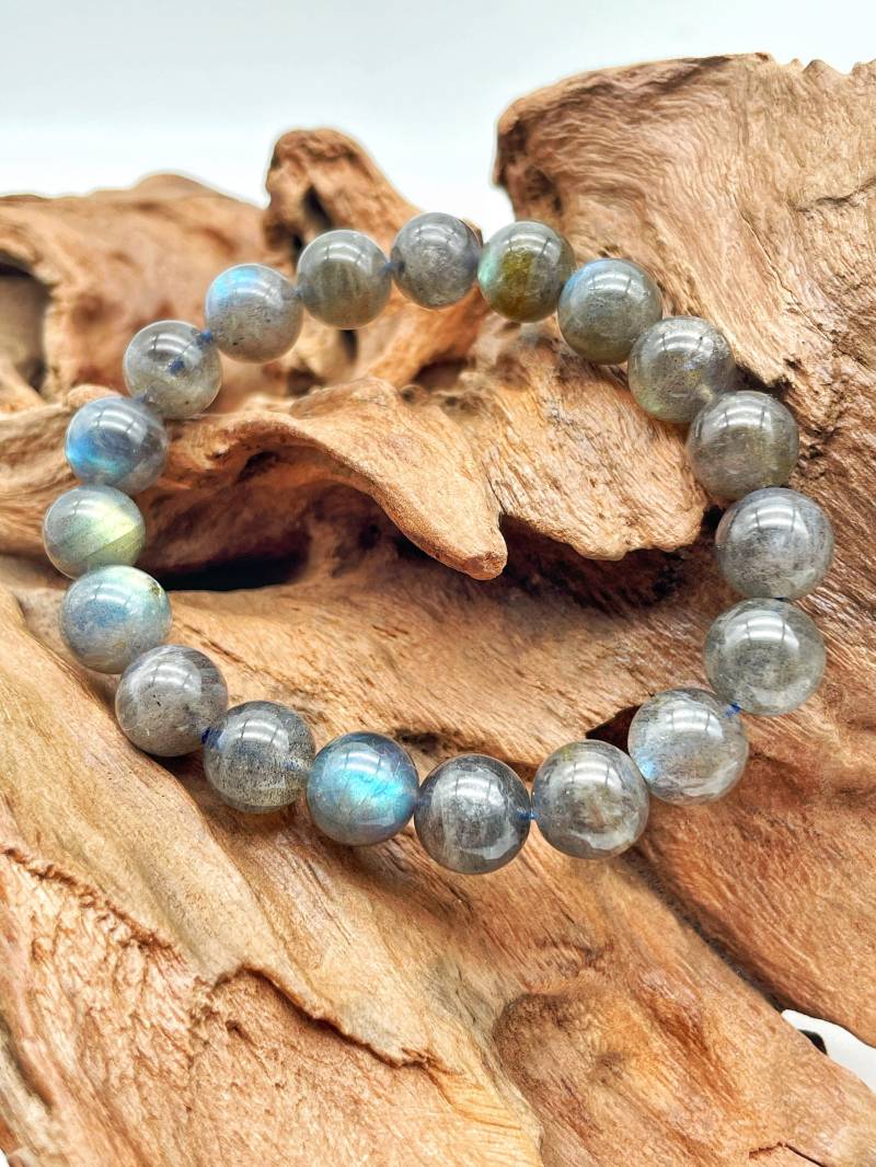 Natürliches Labradorit Armband Regenbogen Stein Heilung Für Alle Chakren Regt Unsere Intuition Und Phantasie An von LapisBkk