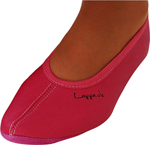 Lappade Ledersohle pink Gymnastikschuhe, Schläppchen, Turnschläppchen (Art. 207 Gr. 35 EU) von Lappade