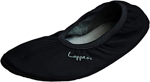 Lappade Ledersohle schwarz Gymnastikschuhe, Schläppchen, Turnschläppchen (Art. 200 Gr. 32 EU) von Lappade