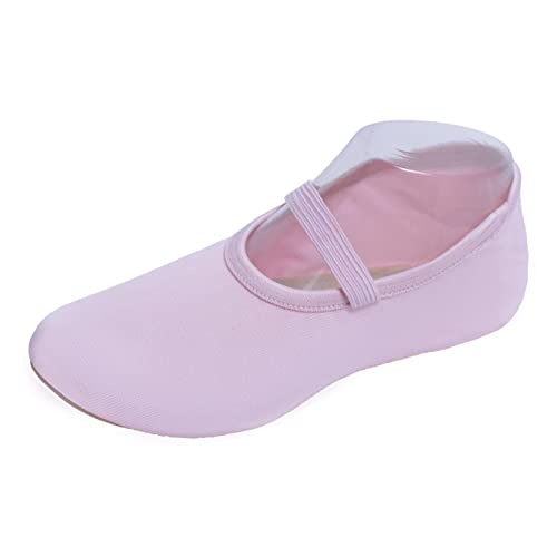 Lappade Gummisohle Trampolinschuhe, Gymnastikschuhe, Schläppchen, Turnschläppchen rosa Art. 287G Gr.23 von Lappade