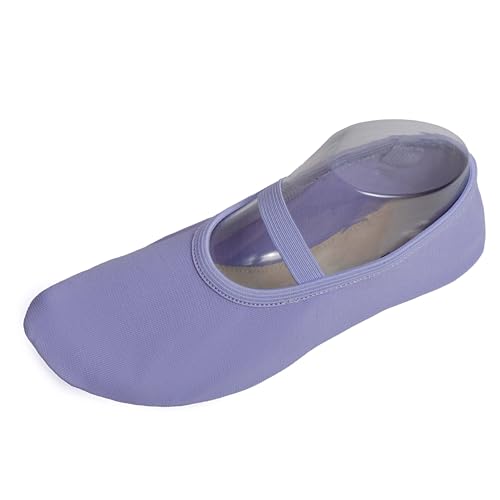 Lappade Gummisohle Trampolinschuhe, Gymnastikschuhe, Schläppchen, Turnschläppchen lila Art. 284G Gr. 23 von Lappade