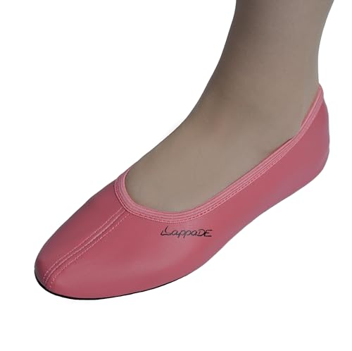 Lappade Ledersohle lachsrot Gymnastikschuhe, Schläppchen, Turnschläppchen (Art. 203 Gr. 44 EU) von Lappade