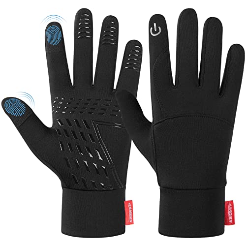 Lapulas Fahrradhandschuhe Touchscreen Handschuhe Herren Damen Winddichte Laufhandschuhe rutschfest Sporthandschuhe Warm Winterhandschuhe Für Fahrrad, Laufen, Wandern, Fahren von Lapulas