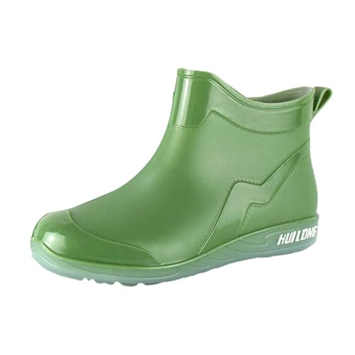 Gummistiefel für Damen, Arbeit, Erwachsene, Outdoor, sehr bequem, modisch, Arbeitsschuhe, Outdoor, Regenstiefel, 1, grün, 38 EU Gummistiefel für Damen, Arbeit, Erwachsene, Outdoor, sehr bequem, modisch, Arbeitsschuhe, Outdoor, Regenstiefel, 1, grün, 38 EU von Laquieio