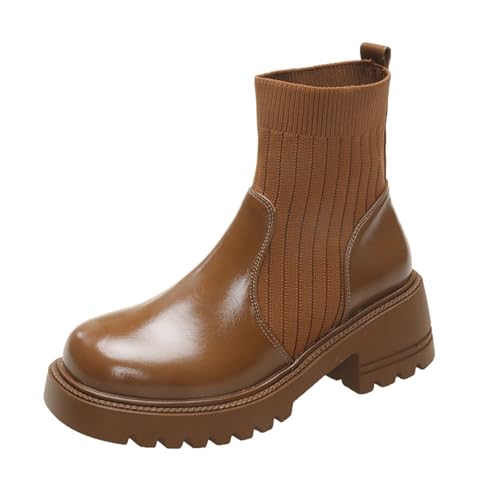 Laquieio 2025 Damen-Stiefeletten, hohe Absätze, modisch, lässig, Herbst, flache Stiefel mit Reißverschluss, lässig, für den Winter, 1, kaki, 36 EU Laquieio 2025 Damen-Stiefeletten, hohe Absätze, modisch, lässig, Herbst, flache Stiefel mit Reißverschluss, lässig, für den Winter, 1, kaki, 36 EU von Laquieio