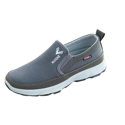 Laquieio Herrenschuhe, günstige Arbeitsschuhe, bequeme Schuhe mit Fußgewölbeunterstützung, leicht und atmungsaktiv, bequem, Trekking Flash des Tages, grau, 39 EU Laquieio Herrenschuhe, günstige Arbeitsschuhe, bequeme Schuhe mit Fußgewölbeunterstützung, leicht und atmungsaktiv, bequem, Trekking Flash des Tages, grau, 39 EU von Laquieio