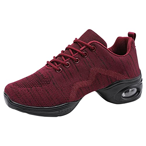 Laquieio Wanderschuhe für Damen, ohne Schnürsenkel, leicht, Trekking, Wandern, für Damen, sportlich, bequem, für Damen, rot, 39 EU Laquieio Wanderschuhe für Damen, ohne Schnürsenkel, leicht, Trekking, Wandern, für Damen, sportlich, bequem, für Damen, rot, 39 EU von Laquieio