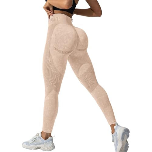 Plumi 3D Anti-Cellulite-Legging Push Up Damen Sport Glocke Leggings Kompression 3D Anti-Cellulite Schlankmachend Elastisch Nahtlose Sporthose Frauen Yoga Fitness Pilates Panels, beige, M Plumi 3D Anti-Cellulite-Legging Push Up Damen Sport Glocke Leggings Kompression 3D Anti-Cellulite Schlankmachend Elastisch Nahtlose Sporthose Frauen Yoga Fitness Pilates Panels, beige, M von Laquieio