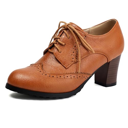LarDorLin Blockabsatz Derby Schnüren Damen Buro Arbeit Brogue Oxford Formal Runde Zehen Chunky Mesh Pumps Klassische Gelb Gr 34 EU LarDorLin Blockabsatz Derby Schnüren Damen Buro Arbeit Brogue Oxford Formal Runde Zehen Chunky Mesh Pumps Klassische Gelb Gr 34 EU von LarDorLin