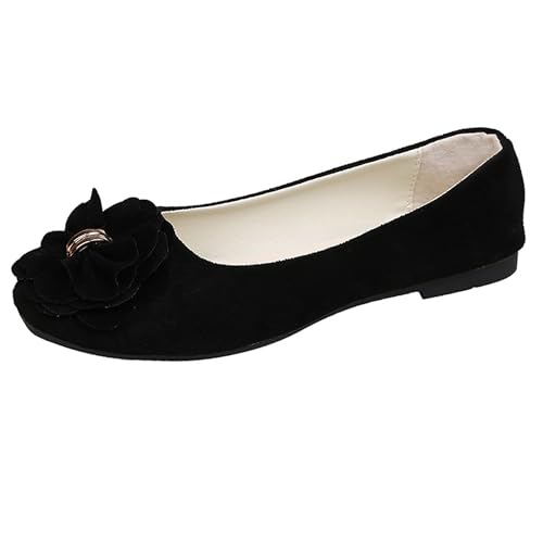 LarDorLin Bogen Dolly Schuhe Damen Geschlossen Ballet Flach Bridal Ohne Verschluss Komfort Draußen Strand Schuhe Schwarz Gr 36 EU LarDorLin Bogen Dolly Schuhe Damen Geschlossen Ballet Flach Bridal Ohne Verschluss Komfort Draußen Strand Schuhe Schwarz Gr 36 EU von LarDorLin